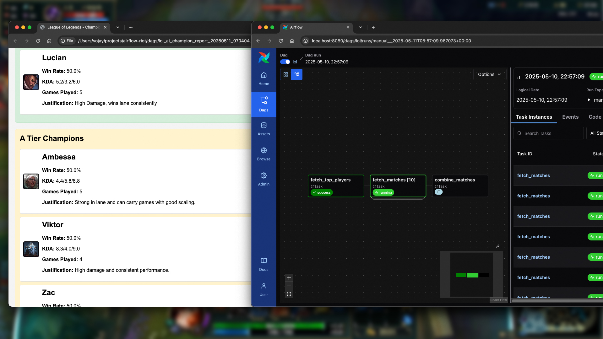 Airflow 3 based League of Legends DAG