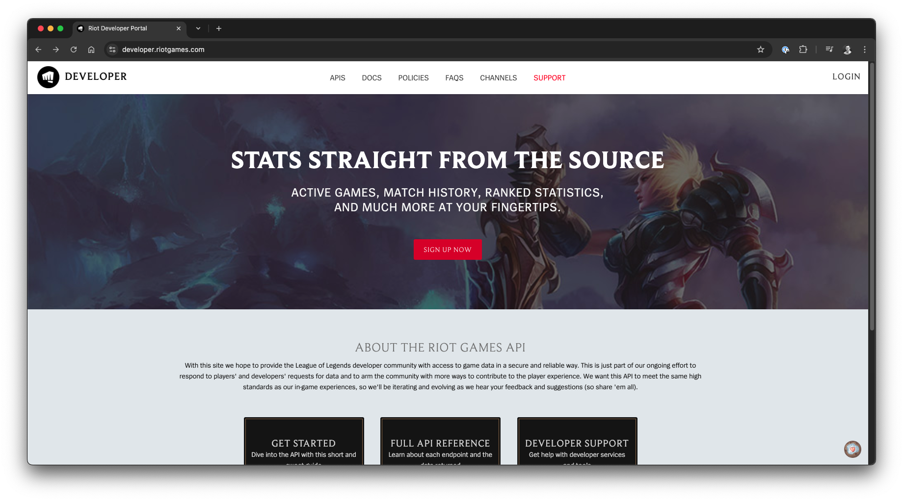 Riot Games Developer Portal