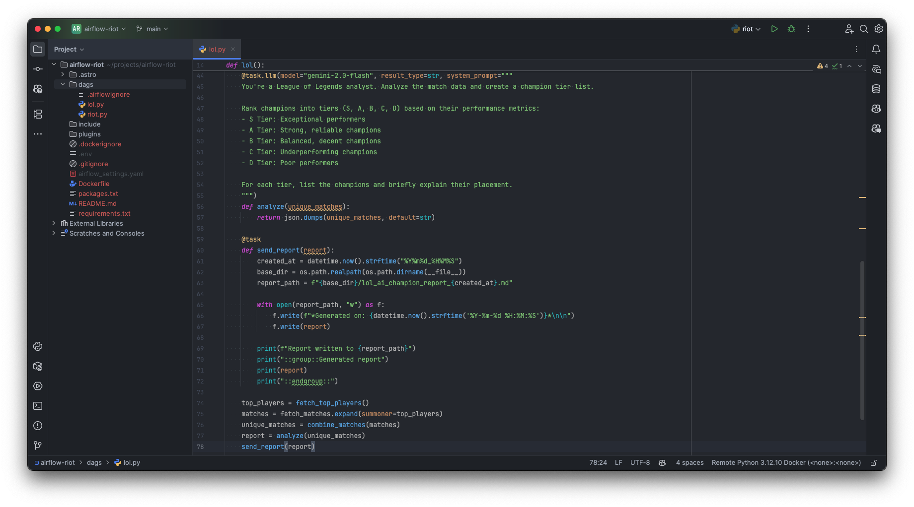 AI directly in Airflow